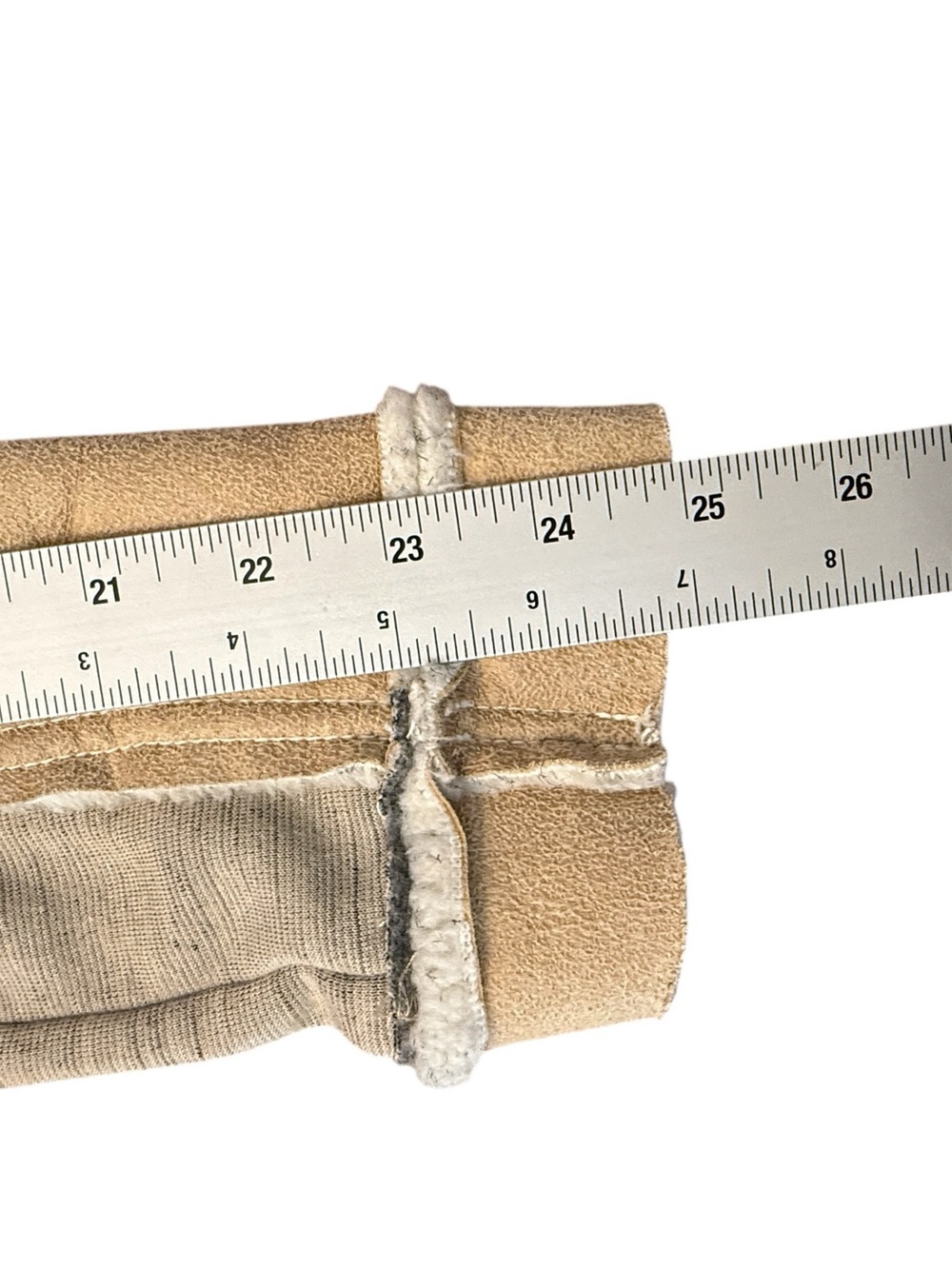 KÜHL Dani Sherpa Jacket Women’s M Tan Faux Suede Fleece Lined Hooded Full Zip - Picture 14 of 15